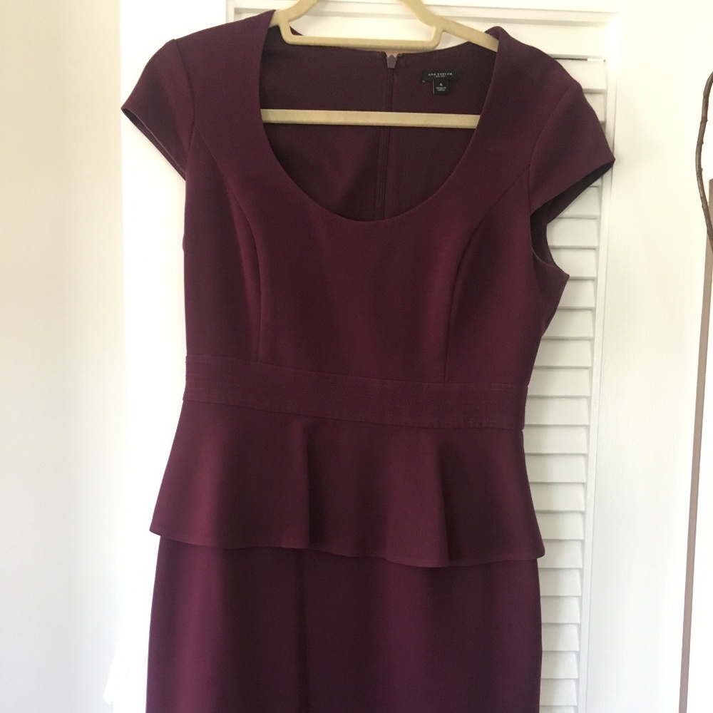 Short sleeved Peplum dress